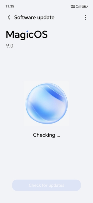 Wait for the search to finish