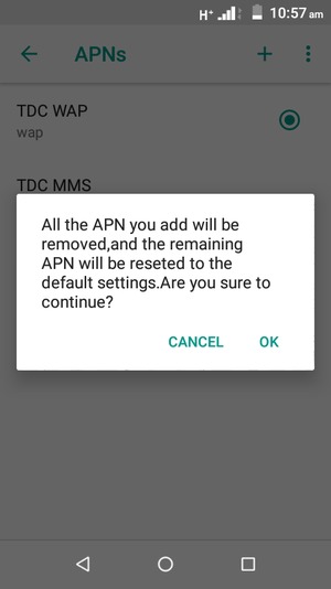 Select OK