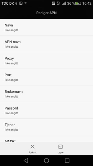 Skriv inn MMS-informasjon
