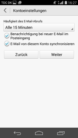 Wählen Sie Weiter