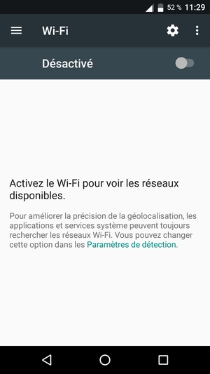 Activer le Wi-Fi