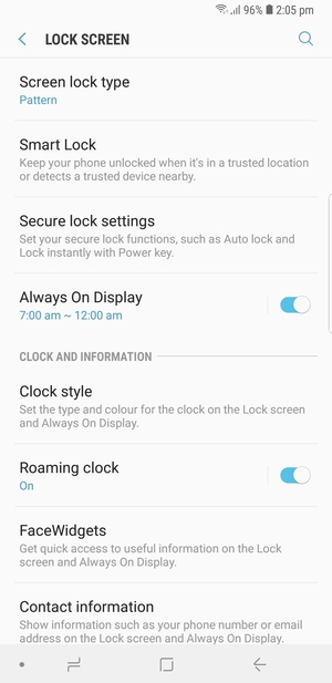 Your phone is now secure with a screen lock