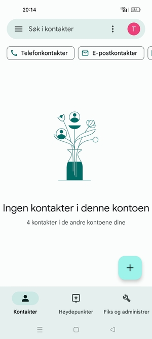 Velg Fiks og administrer