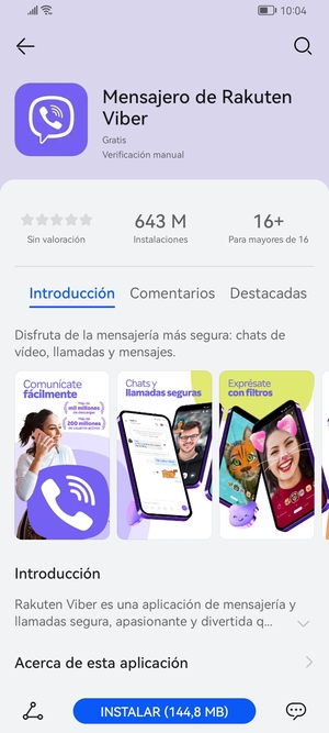 Seleccione INSTALAR