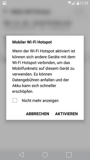 Wählen Sie AKTIVIEREN