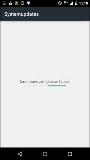 Warten Sie, bis die Suche abgeschlossen ist