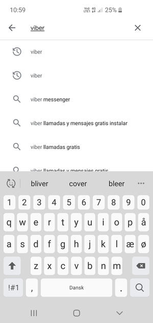 Introduzca el nombre de la aplicación y seleccione Buscar