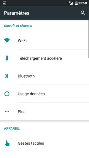 Sélectionnez Wi-Fi
