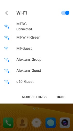Turn off Wi-Fi