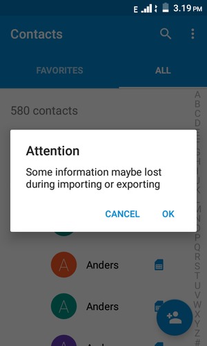 Select OK