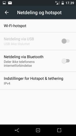 Vælg Wi-Fi-hotspot