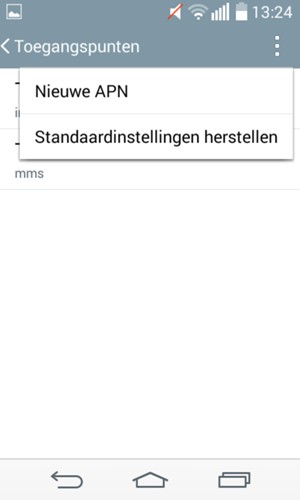 Selecteer Standaardinstellingen herstellen
