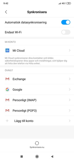 Välj Google