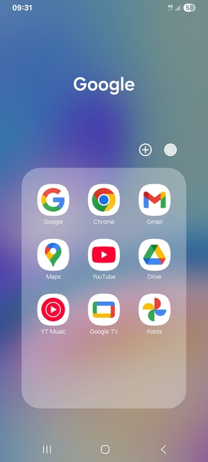 Selecteer Gmail