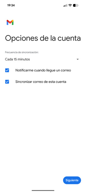 Seleccione Siguiente