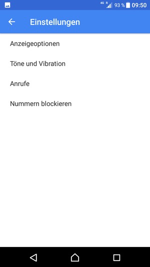 Wählen Sie Anrufe