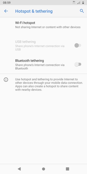 Select Wi-Fi hotspot