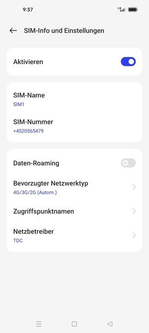 Wählen Sie Zugriffspunktnamen
