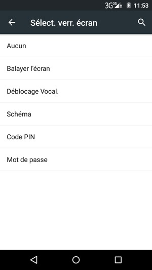 Sélectionnez Schéma