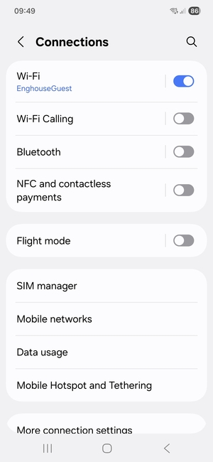 Select SIM manager