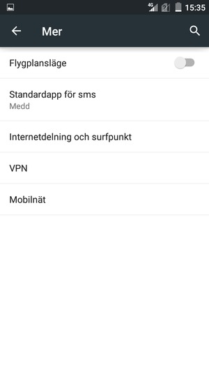Välj Mobilnät