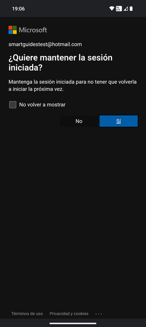 Seleccione la opción deseada