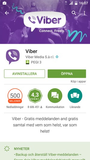 Välj ÖPPNA
