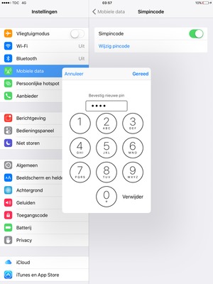 Bevestig uw Nieuwe pin en selecteer Gereed