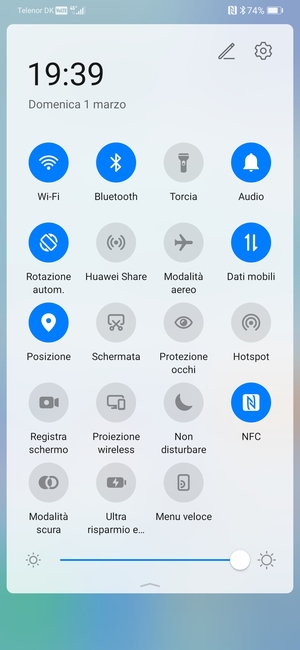 Disattiva Wi-Fi e Bluetooth