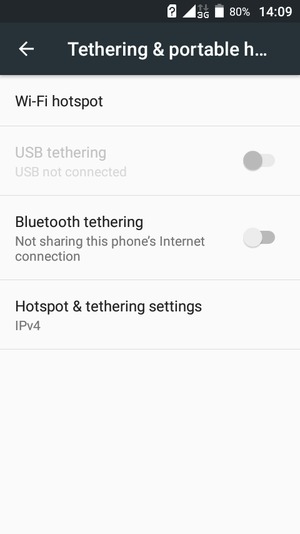 Select Wi-Fi hotspot