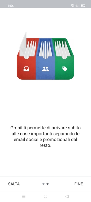 Seleziona FINE