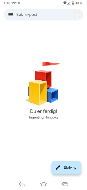 Hotmail er klar til bruk