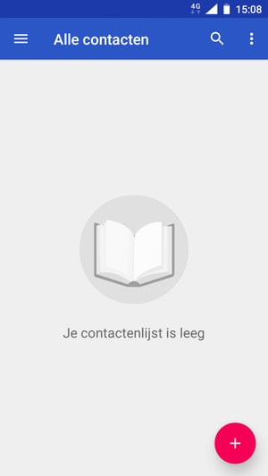 Selecteer de Menu-knop
