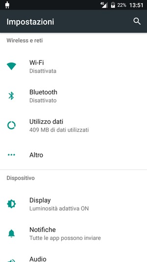 Seleziona Altro