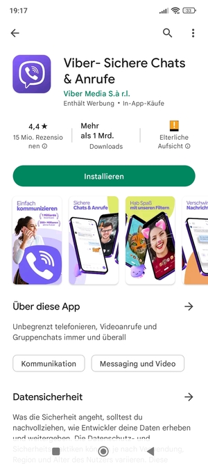 Wählen Sie Installieren