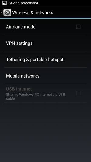 Select Tethering & portable hotspot