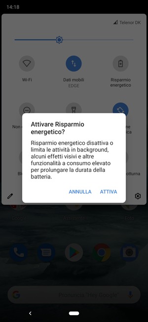 Seleziona ATTIVA