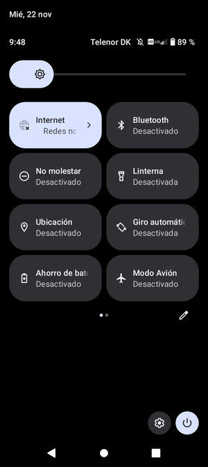 Seleccione Ahorro de batería