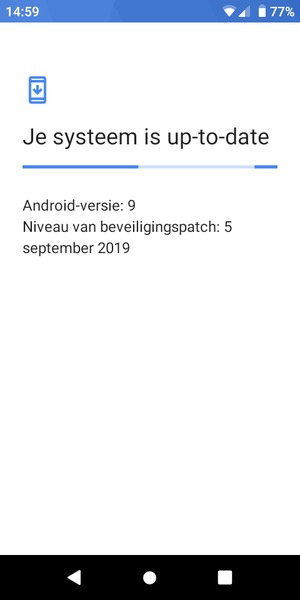 Wacht tot de zoekopdracht beëindigd is