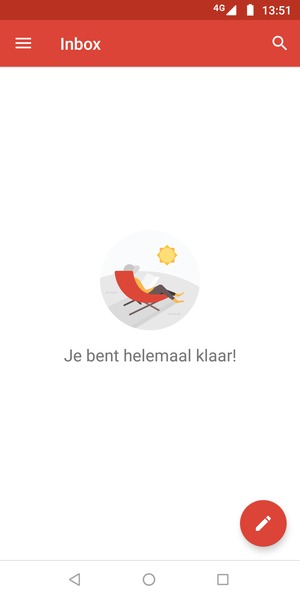 Uw Gmail is klaar voor gebruik