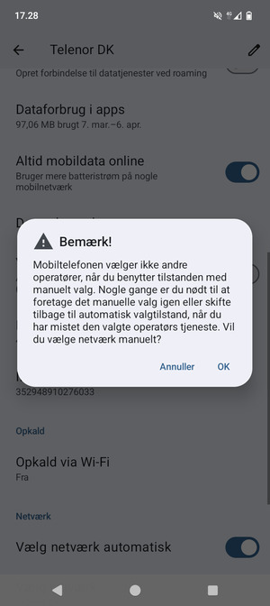 Vælg OK