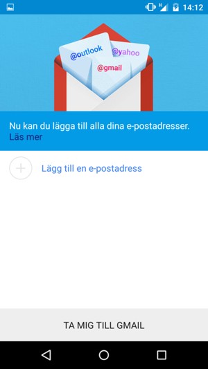 Välj Lägg till en e-postadress