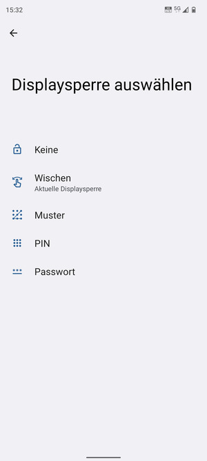 Wählen Sie Muster