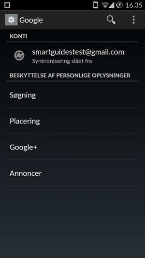 Vælg din konto