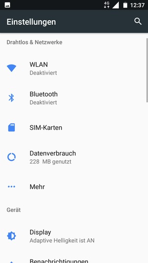 Wählen Sie Mehr