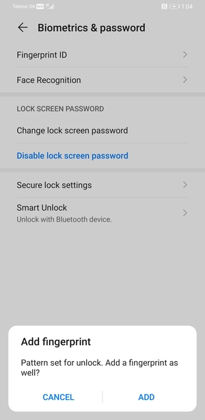Select CANCEL