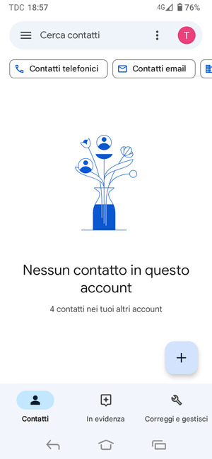 Seleziona Correggi e gestisci