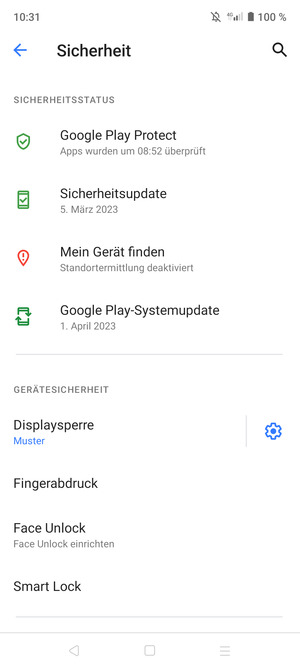 Ihr Handy ist jetzt mit einer Bildschirmsperre gesichert