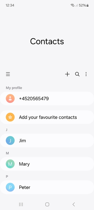 Select the Menu button
