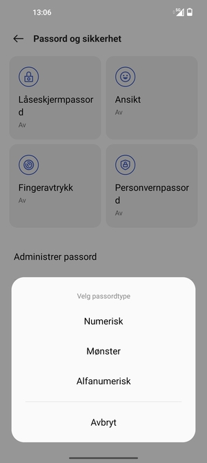 Velg Mønster